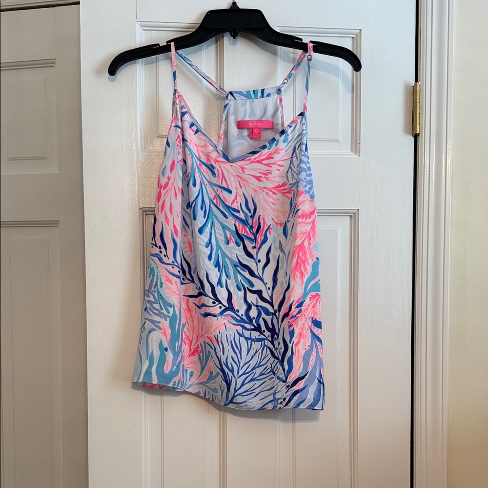 Lilly Pulitzer Pink and Blue Camisole
